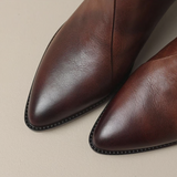 Elara | Women's Ankle Boots with Sleek Pointed Toe & Low Block Heel