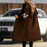 Zoe | Long Hooded Coat for Women