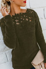 Katherine | Elegant Off-the-Shoulder Knit Sweater