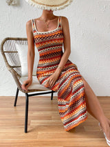 Leonie | Striped Bohemian Beach Dress for Women
