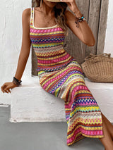 Leonie | Striped Bohemian Beach Dress for Women