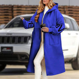Zoe | Long Hooded Coat for Women