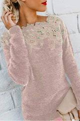 Katherine | Elegant Off-the-Shoulder Knit Sweater