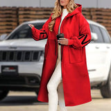 Zoe | Long Hooded Coat for Women
