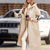 Zoe | Long Hooded Coat for Women