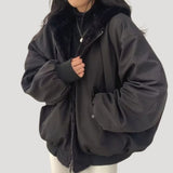 Arabella | Oversized Hooded Bomber Jacket for Women