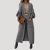 Ophelia | Oversized Long Cardigan with Front Pockets