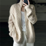 Keira | Cable-Knit Cardigan with Buttons and Pockets