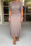 Isla | Elegant Summer Dress with Knitted Top