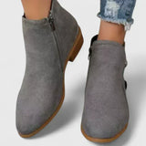 Freya | Sophisticated Ankle Boots with Zipper