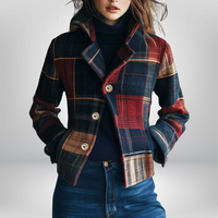 Paige | Classic Checked Wool Jacket for Women