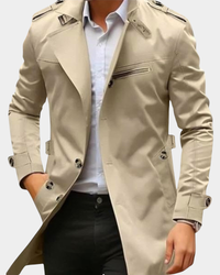 Benjamin | Classic Tailored Trench Coat for Men