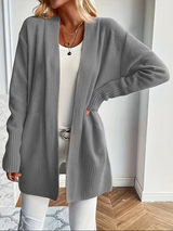 Amelia | Women's Relaxed Open Front Knit Cardigan