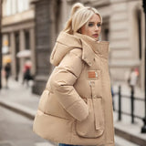Riley | Warm Quilted Hooded Jacket with Longline Fit