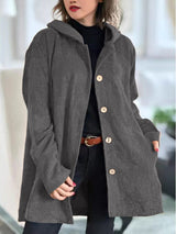 Kyla | Simple, Stylish Long Corduroy Cardigan