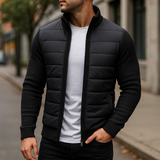 Daniel | Hybrid Winter Jacket with Knit Sleeves and Collar
