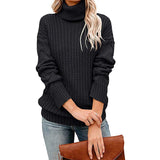 Amelia | Women's Chunky Knit Turtleneck Sweater
