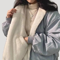 Arabella | Oversized Hooded Bomber Jacket for Women