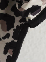 Chloe | Women’s Quilted Jacket with Leopard Lining