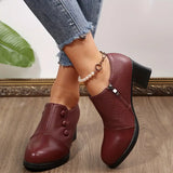 Quinn | Retro Women’s Block-Heel Shoes