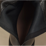 Aria | Women’s Black Ankle Boots with Chunky Block Heel
