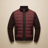 Denzel | Lightweight Quilted Jacket with Knitted Sleeves