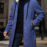 Marcus | Men's Hooded Longline Coat