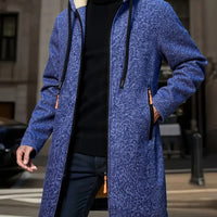 Marcus | Men's Hooded Longline Coat