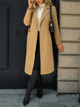 Natalie | Women's Tailored Belted Long Coat