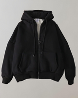 Amelia | Fleece-Lined Zip-Up Hoodie for Women