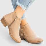 Freya | Sophisticated Ankle Boots with Zipper