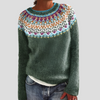 Fiona | Garden Pattern Knit Sweater for Women