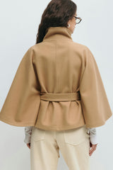 Addison | Women's Elegant Belted Cape Coat