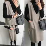 Row | Women's Reversible Mid-Length Wool Vest