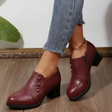 Quinn | Retro Women’s Block-Heel Shoes