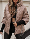 Avery | Women's Quilted Jacket with Hood & Textured Pattern