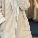 Zelina | Elegant Cashmere Cardigan with Front Pockets