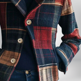 Paige | Classic Checked Wool Jacket for Women