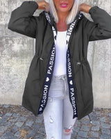 Penelope | Casual Hooded Coat with Adjustable Waist