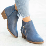 Freya | Sophisticated Ankle Boots with Zipper