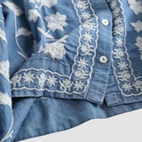 Lavinia | Bohemian Floral Embroidered Cardigan