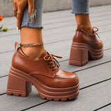 Scarlett | Women’s Lace-Up Platform Ankle Boots