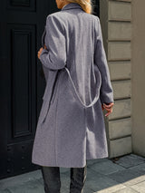Natalie | Women's Tailored Belted Long Coat