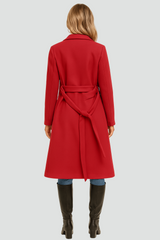 Isabella | Women's Belted A-Line Double-Breasted Coat