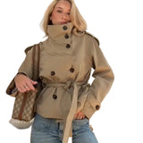 Elena | Women's Tailored Belted Trench Coat