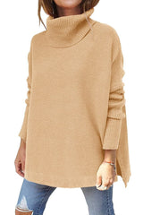 Chloe | Oversized Turtleneck Knit Sweater