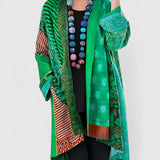 Samantha | Elegant Patterned Open-Front Cardigan