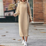 Juliette | Soft Knitted Turtleneck Midi Dress