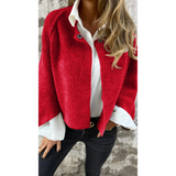 Vera | Women's Button-Front Textured Knit Jacket