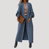 Ophelia | Oversized Long Cardigan with Front Pockets